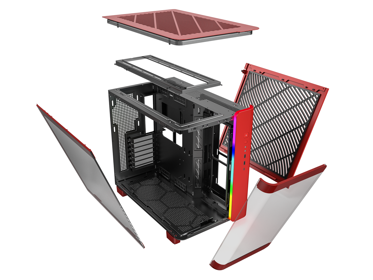 MONTECH, KING 95 DualChamber ATX MidTower PC Gaming Case, High