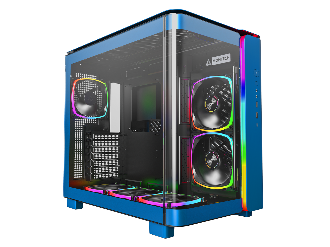 Montech KING 95 PRO Middle Tower Computer Case -KING 95 PRO (Prussian blue)