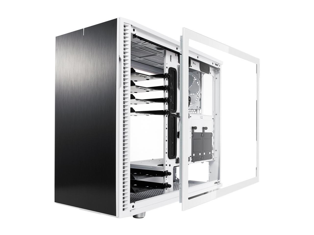 Fractal Design Tempered Glass Panel Upgrade for Define R6 Series Cases TG with White Frame