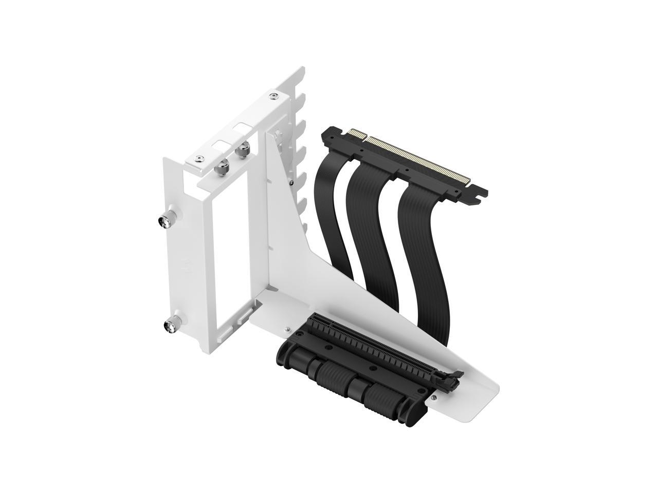Fractal Design Flex 2 PCIe 4.0 x16 White Vertical GPU Riser with ...