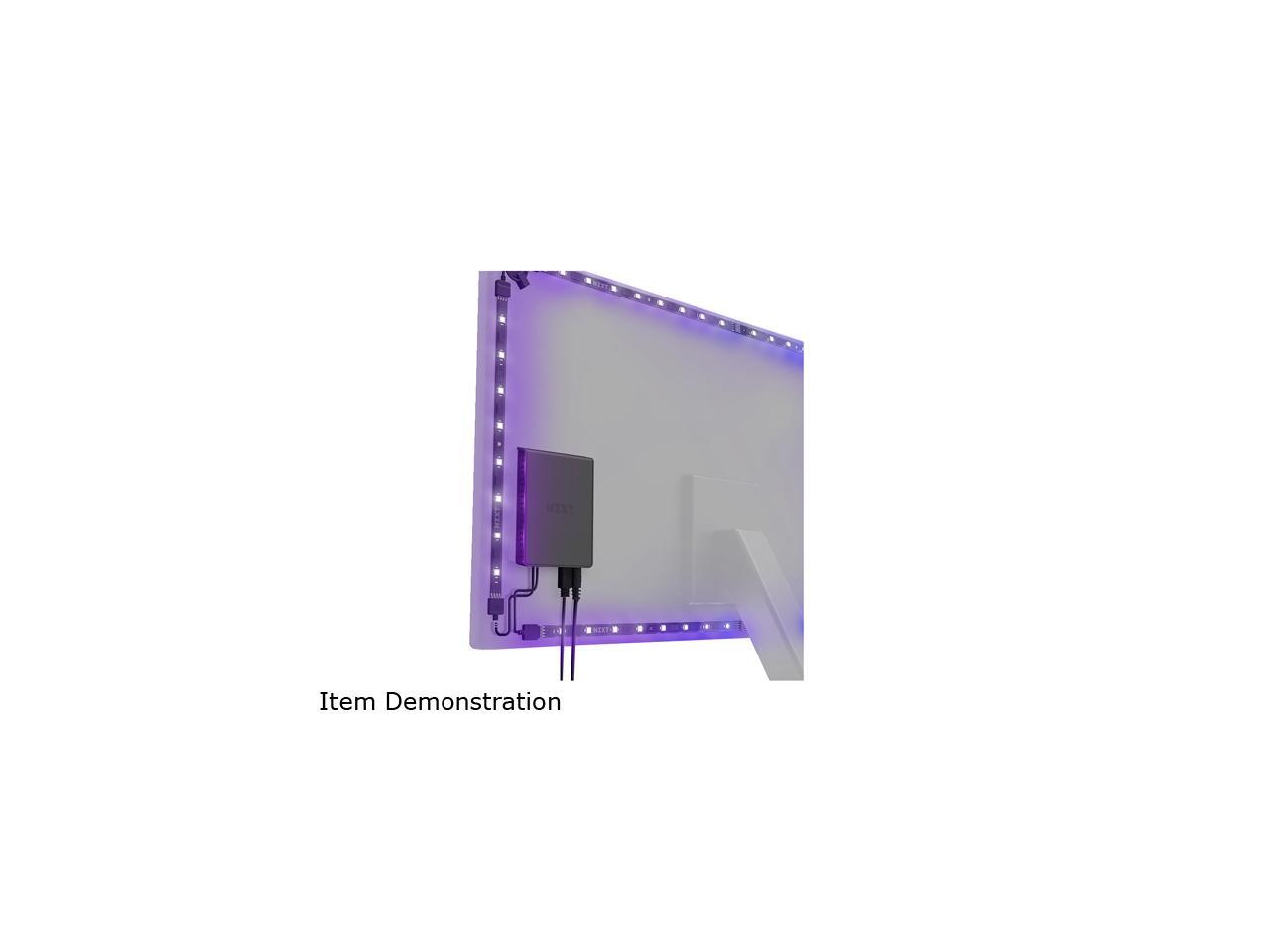 NZXT HUE 2 Ambient V2 Desktop Monitor BackLighting Kit 3 RGB LED