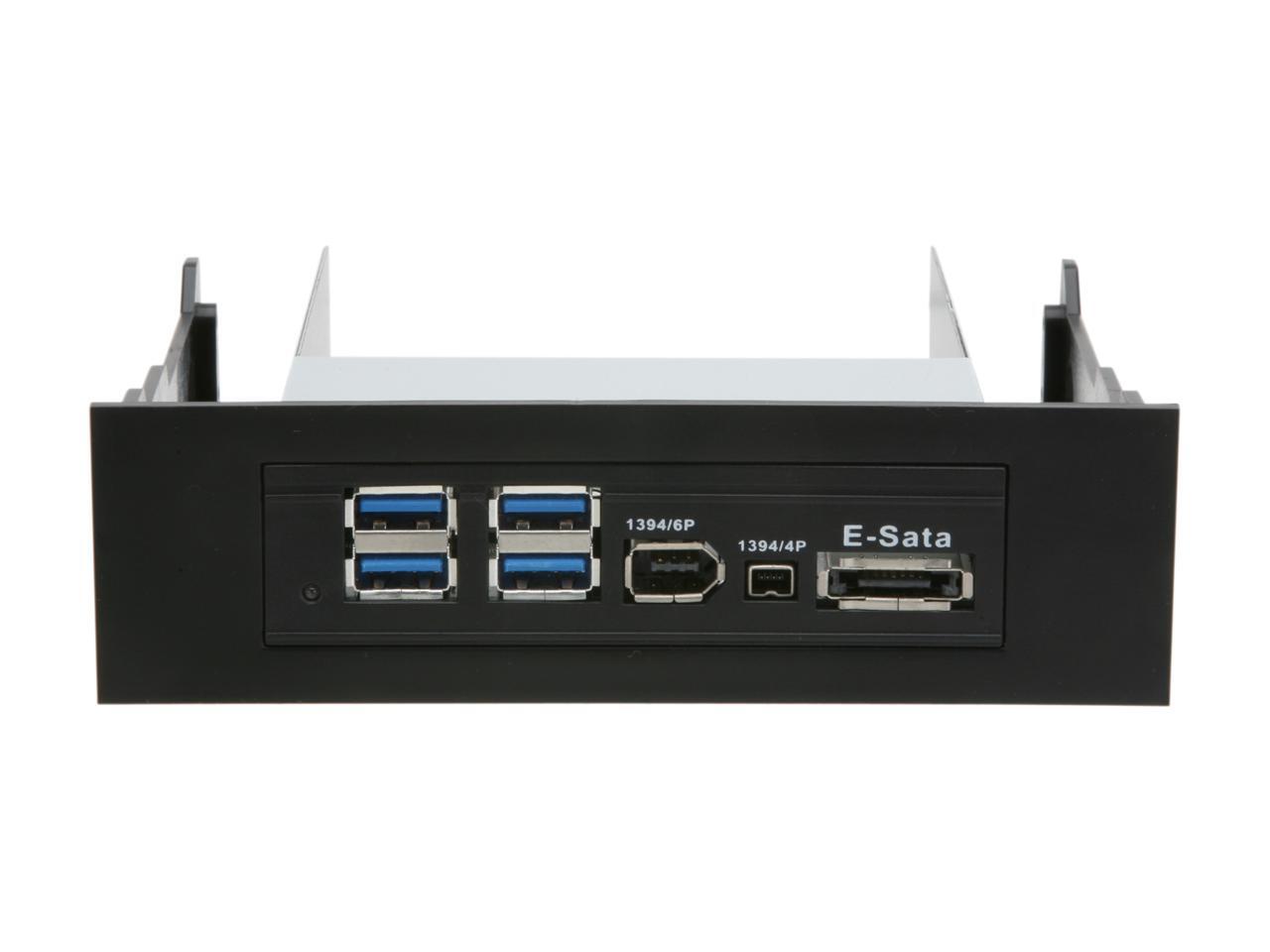 USB 3.0 + Firewire + eSATA Multi I/O Front Panel Ready to Work out of