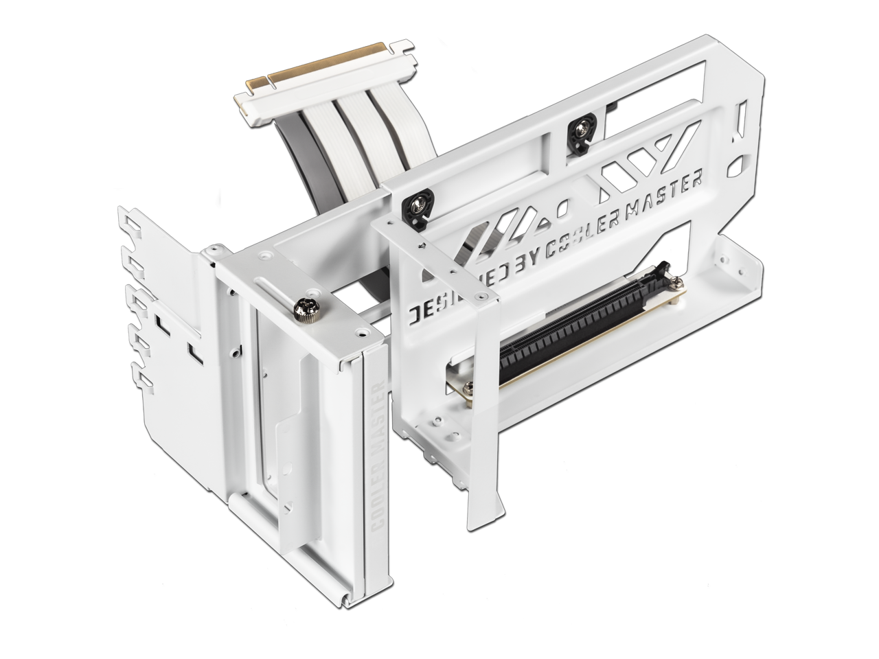Cooler Master MasterAccessory Vertical Graphics Card Holder Kit V3 White with Premium Riser