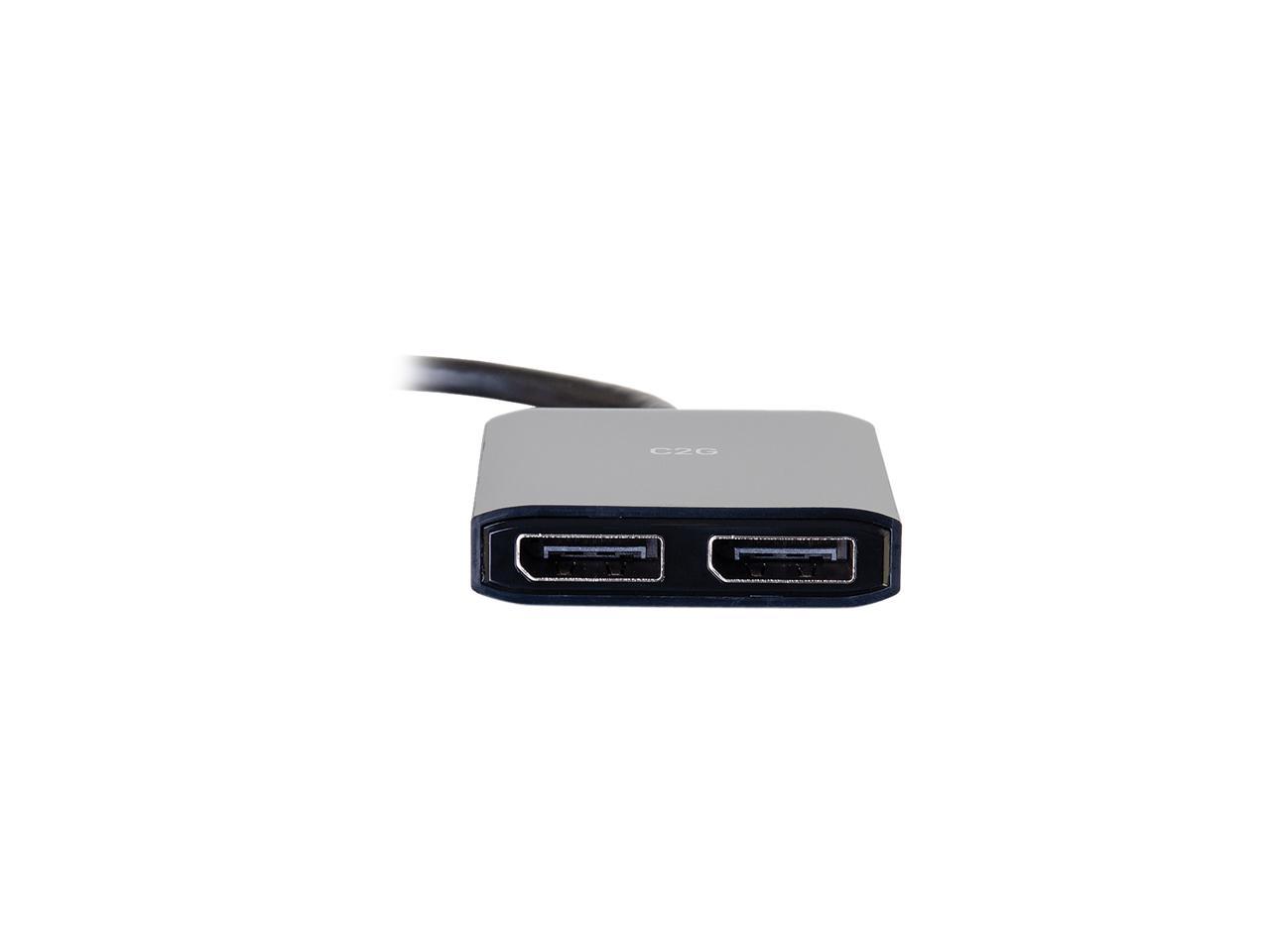 C2G 54291 DisplayPort to DisplayPort Monitor Splitter - 2 Port 4K 