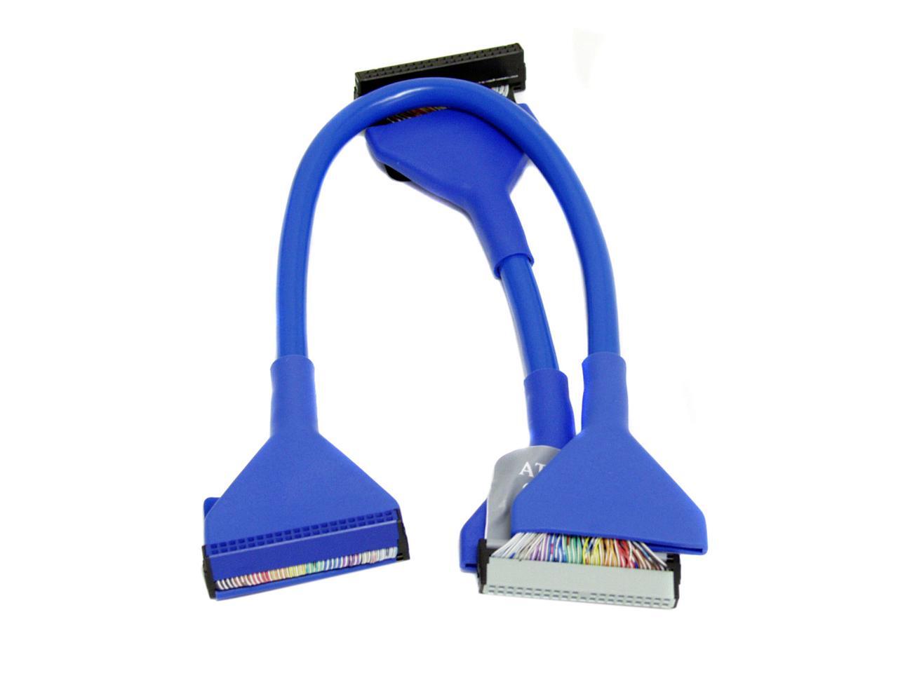 AMC 24" EMI Shielding ROUND, ATA133 IDE Cable, with Chassis Ground Wire