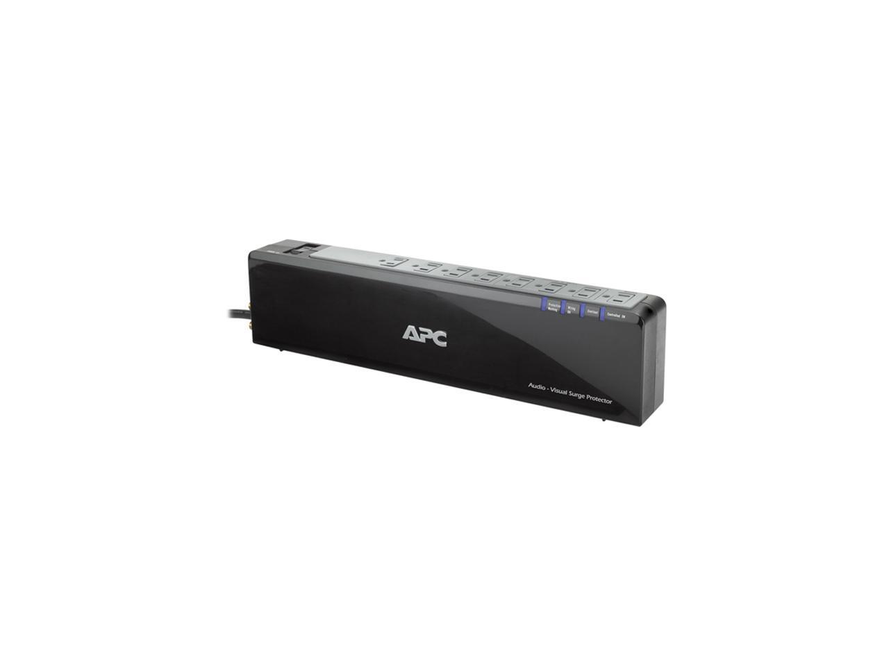 APC P8V 8 Outlets 4720 Joules Premium Audio/Video Surge Protector with