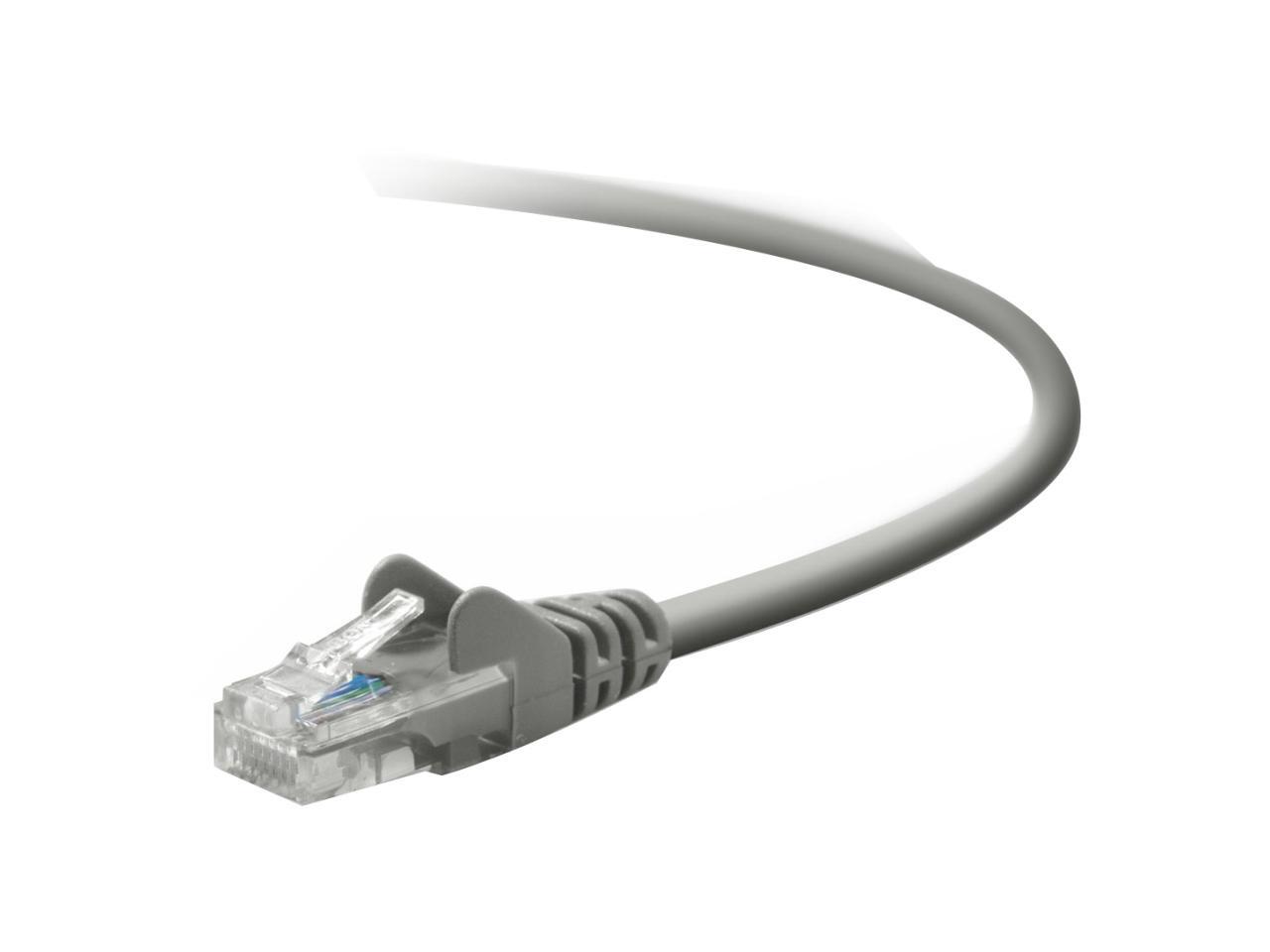BELKIN,RJ45 CAT5e Patch Cable,Model A3L79120 ,20 FT Color Gray