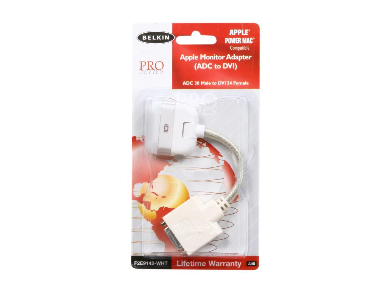 BELKIN F2E9142WHT Apple Monitor ADC to DVI Adapter