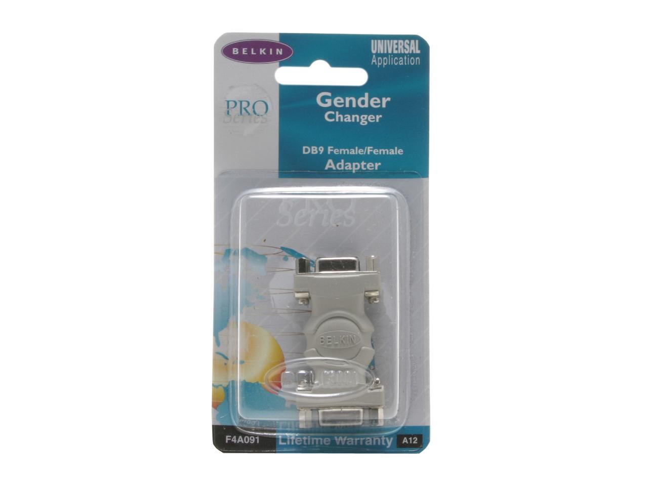 BELKIN F4A091 DB9 Female/Female Gender Changer