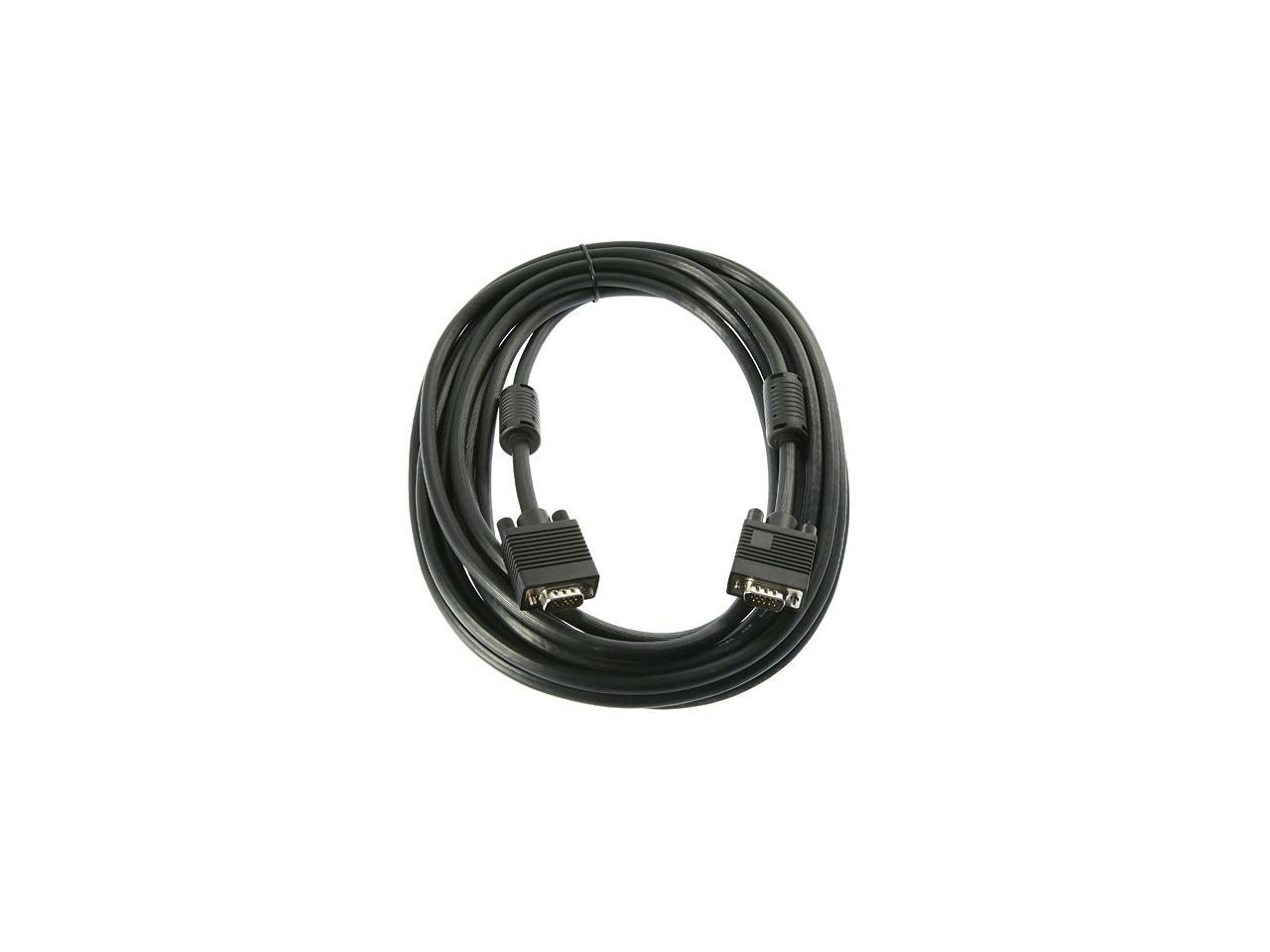 Rosewill 25 ft. VGA / SVGA Male to Male Coaxial Cable w/ Dual Ferrites