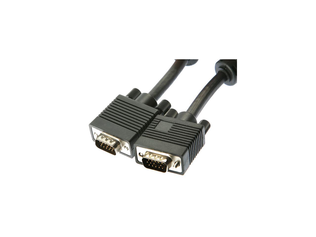 Rosewill 25 ft. VGA / SVGA Male to Male Coaxial Cable w/ Dual Ferrites