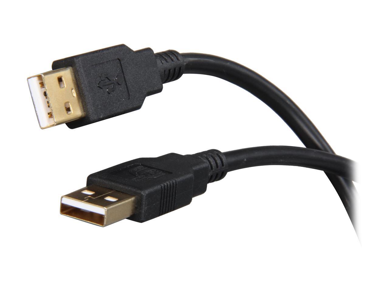 Rosewill RCAB11014 10Foot USB 2.0 A MaletoMale Cable Black