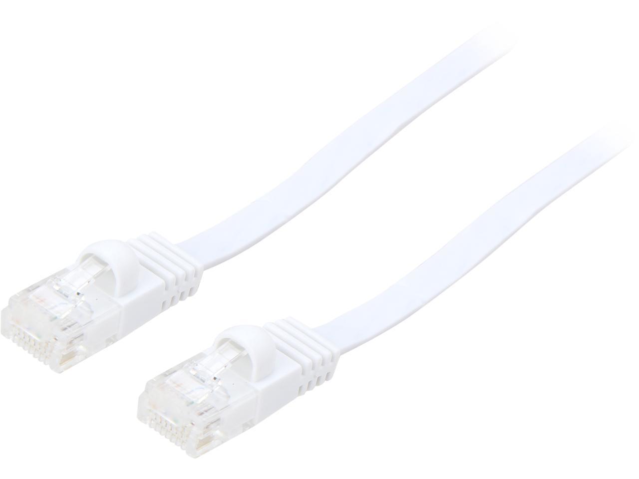 Rosewill RCNC-18004 100 ft. Cat 6 Flat Ethernet Cable with Cable Clips ...