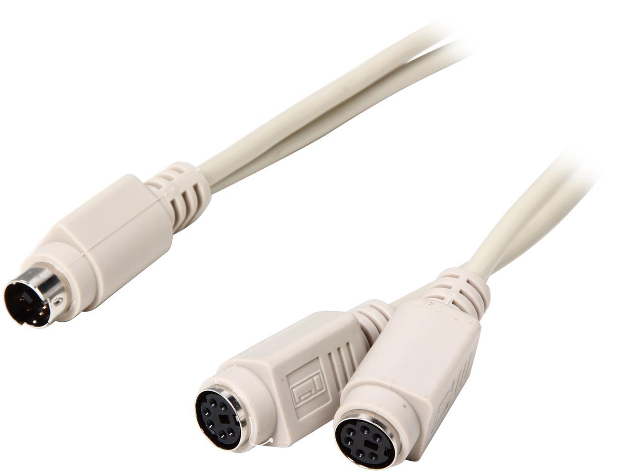 Tripp Lite Model P230001 1 ft. PS/2 Keyboard/Mouse Y Splitter Cable