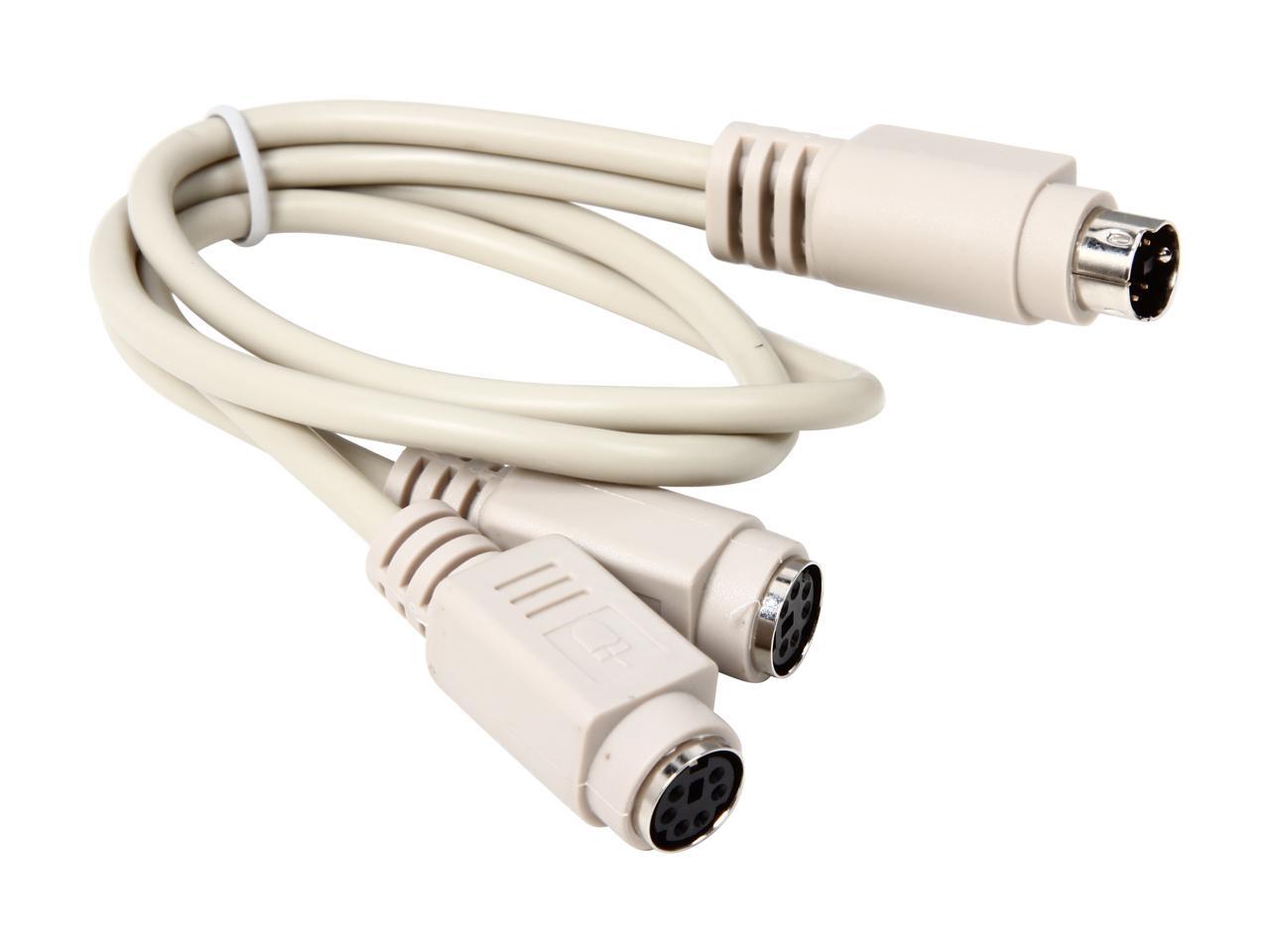 Tripp Lite Model P230001 1 ft. PS/2 Keyboard/Mouse Y Splitter Cable