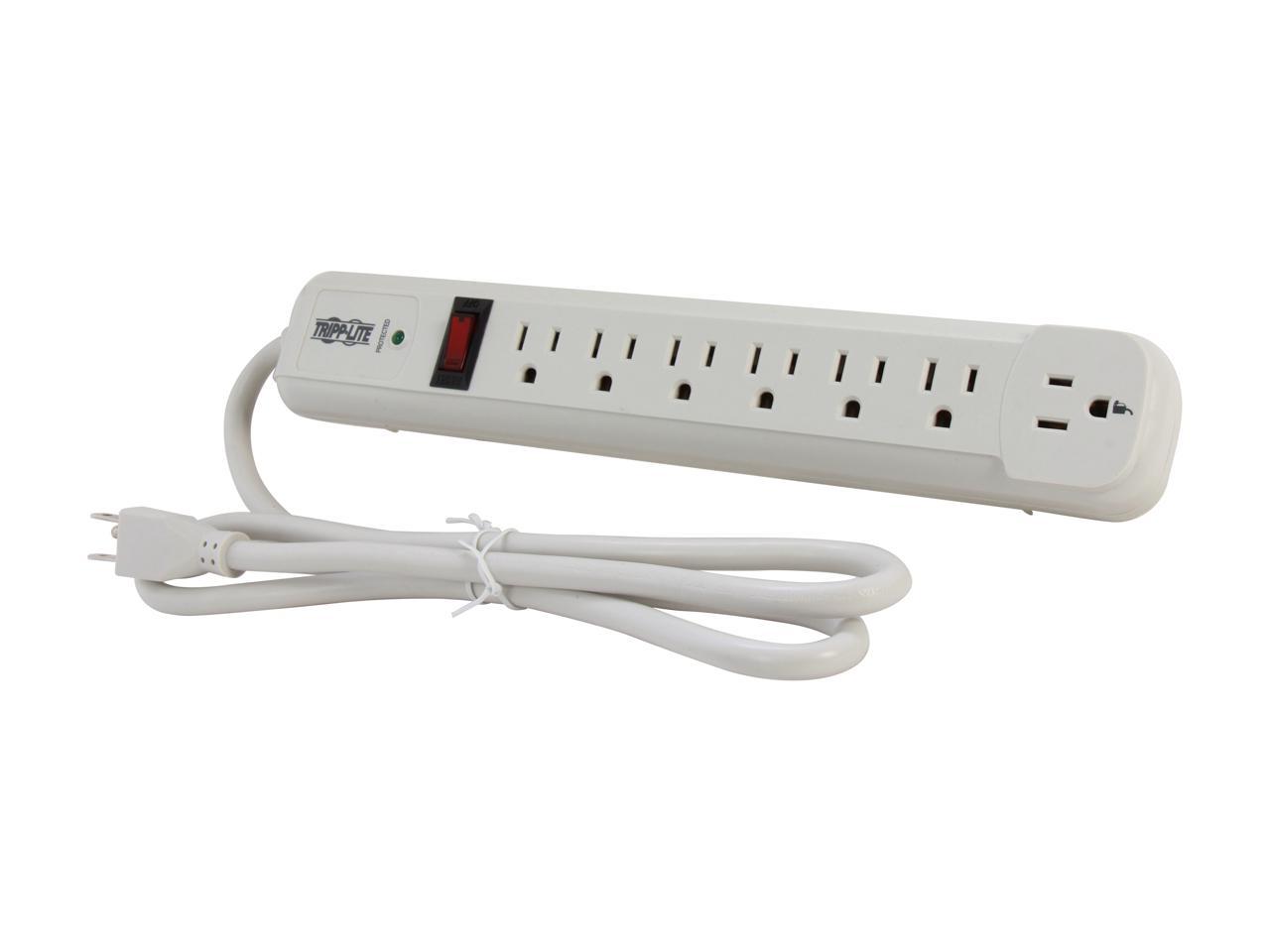 Tripp Lite Tlp74r 4 0 Feet 7 Outlets 1080 Joules Surge Suppressor