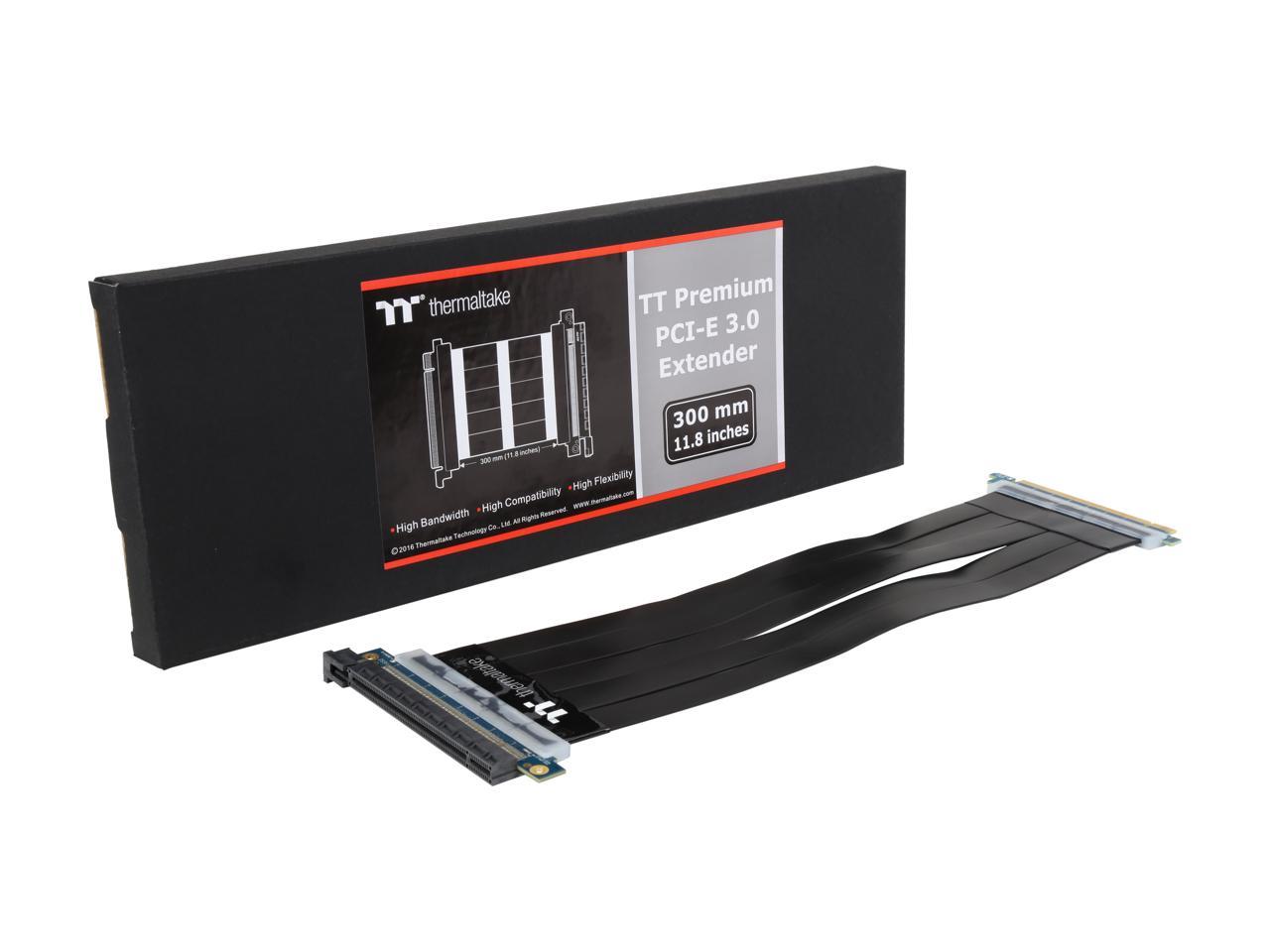 8368円 【超ポイント祭?期間限定】 Thermaltake TT Premium PCI Express Extender Cable 300mm ライザーケーブル CS6806 AC-045-CN1OTN-C1