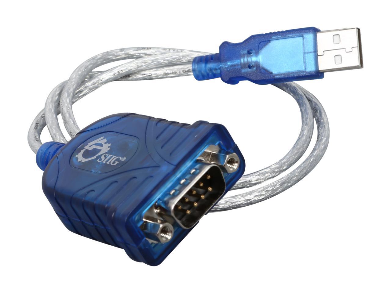SIIG Model JUCS0111S1 25" USB to Serial Adapter Cable