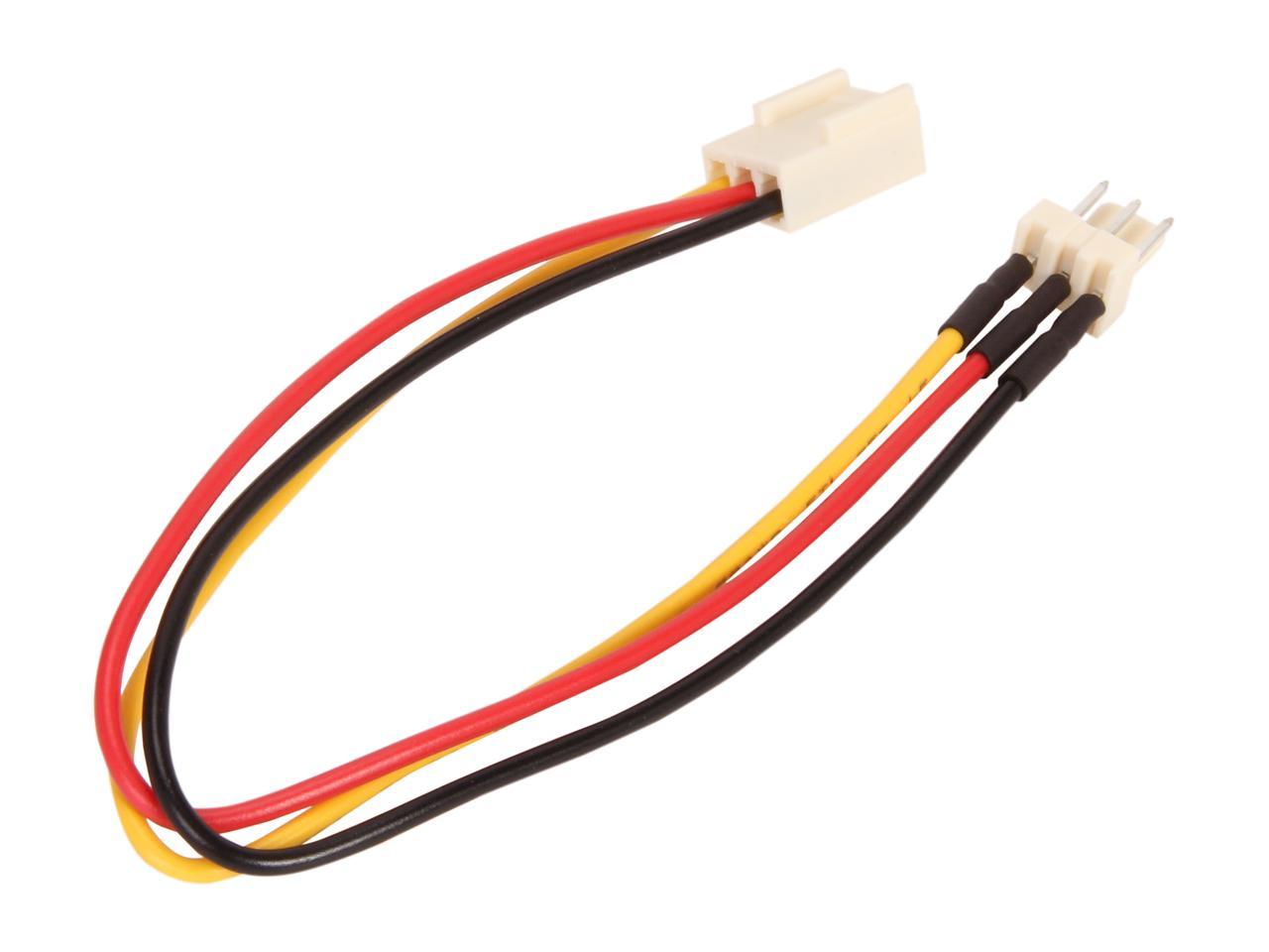 C2G 27392 3-Pin Fan Power Extension Cable for CPU and Case Fans ...