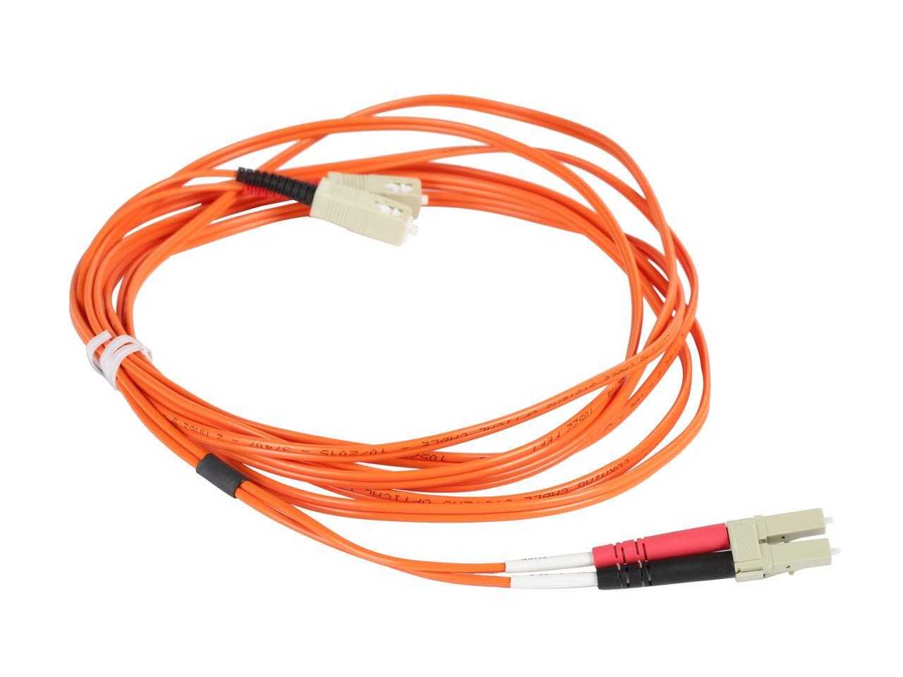 Cables To Go 33156 3m LC/SC Duplex 62.5/125 Multimode Fiber Patch Cable