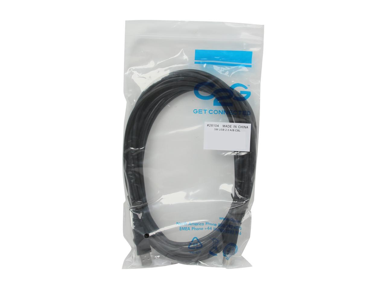 C462A OMNIHIL 15 Feet Long High Speed USB 2.0 Cable Compatible with EPSON XP-400 