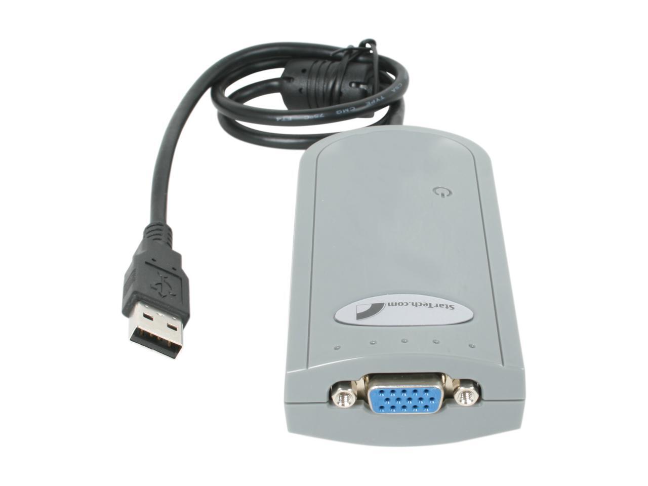 StarTech.com USB2VGA USB VGA External Dual or Multi Monitor Video ...