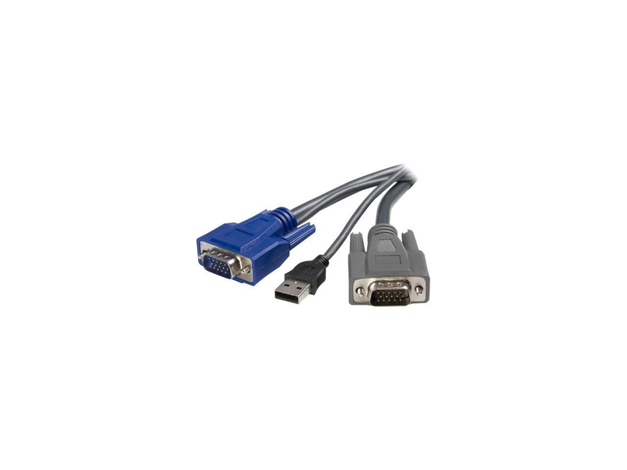 6 ft. UltraThin USB VGA 2in1 KVM Cable