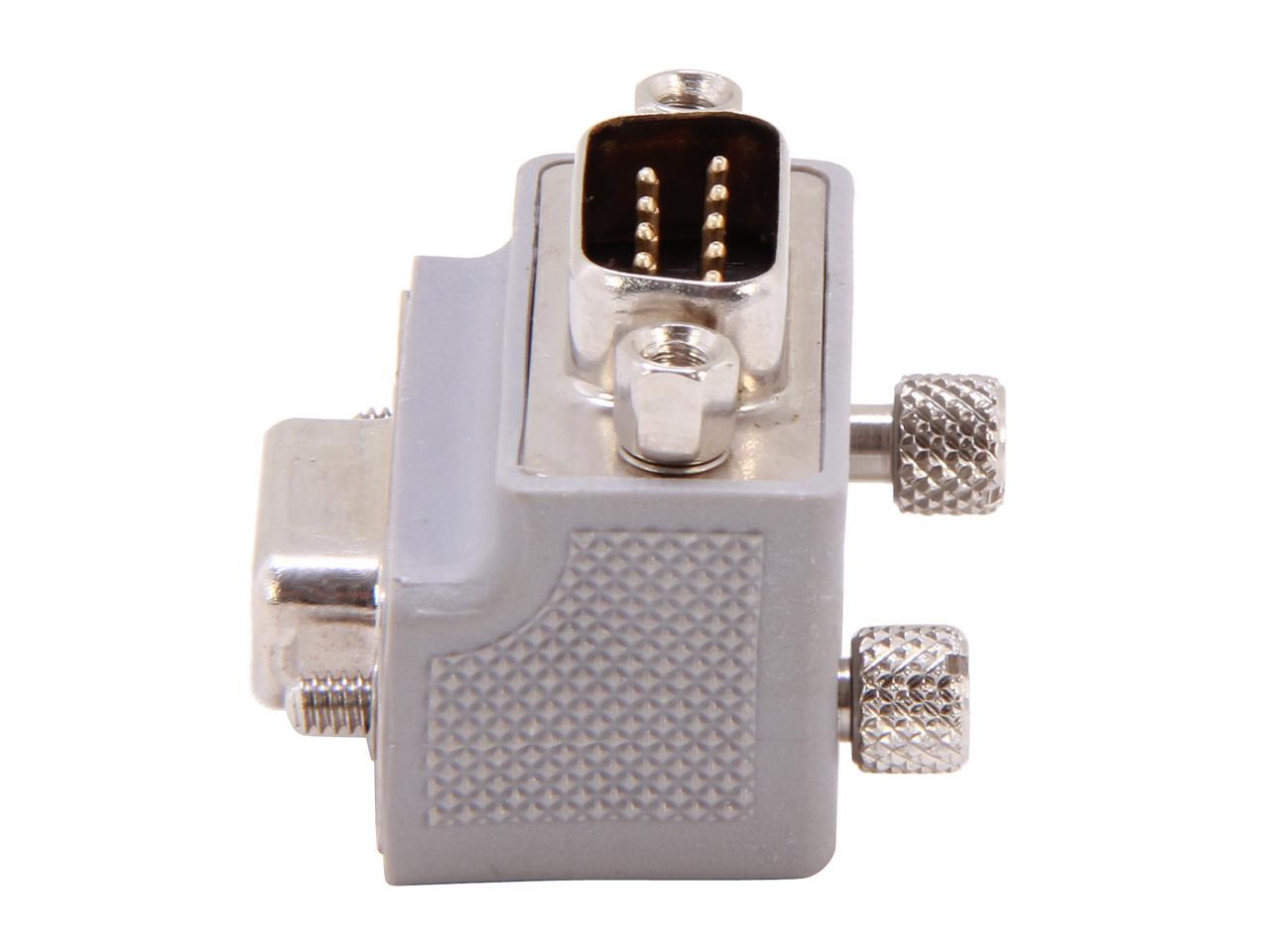 GC99MFRA1 Right Angle DB9 to DB9 Serial Cable Adapter Type 1 M/F