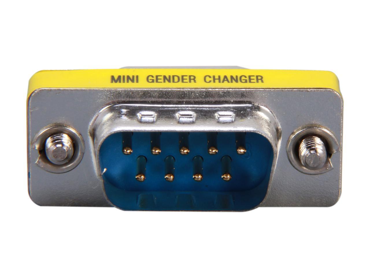 GC9SM Slimline Serial DB9 Gender Changer M/M