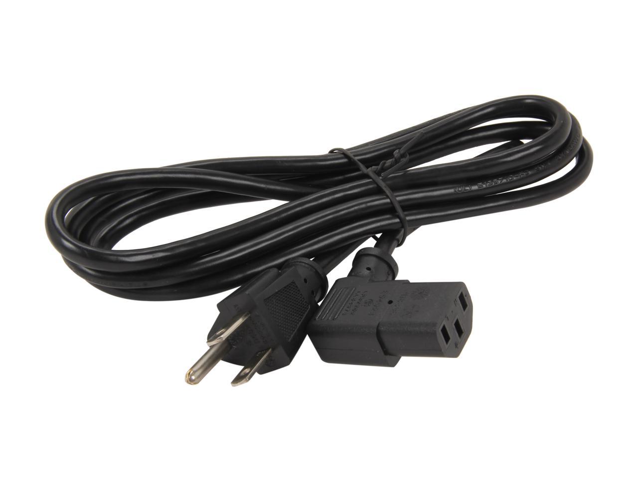 Pxt101l 6 Ft Standard Computer Power Cord Nema 5 15p To