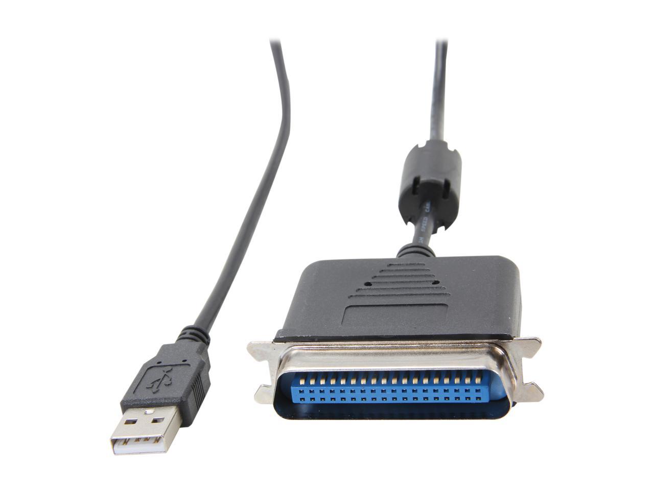 StarTech 10FT 10' USB LPT Centronics 36 PIN Parallel Printer Adapter ICUSB128410 