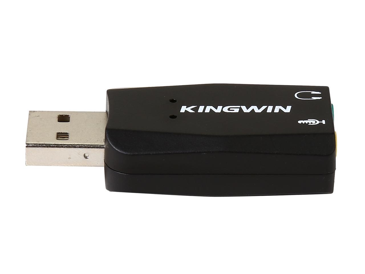 KINGWIN USB3DSA Mono MicrophoneInput Jack, Stereo Output Jack, USB