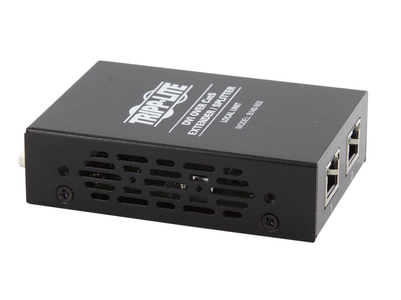 Tripp Lite DVI Over Cat5 Extender/Splitter, 2-Port B140-002 - Newegg.com