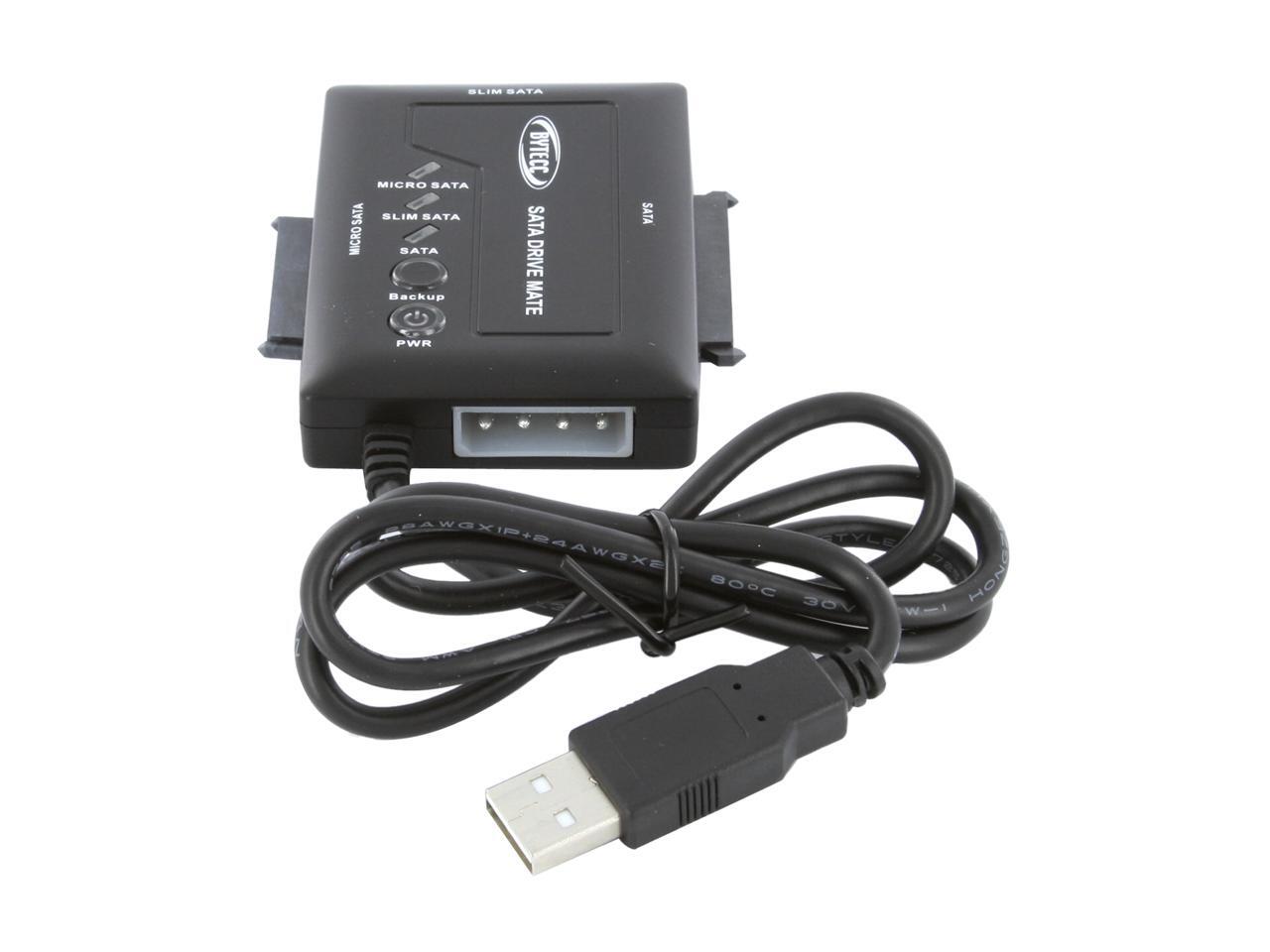 BYTECC BT370 3in1 USB 2.0 to Standard SATA, Slim and Micro SATA