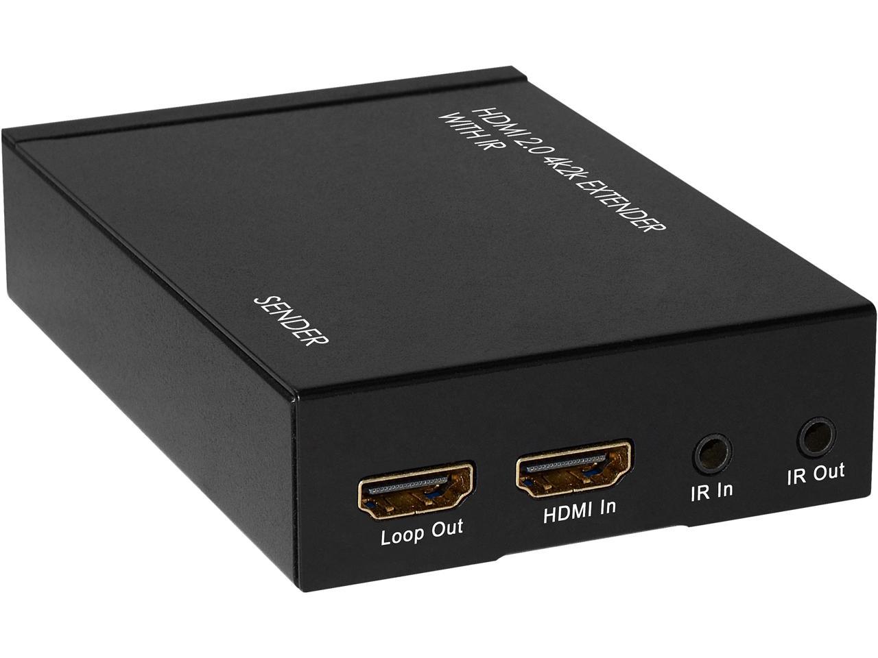 BYTECC HDMI 2.0 & HDCP 2.2 4K 60HZ 4:4:4 HDMI Extender Over CAT6/7 ...