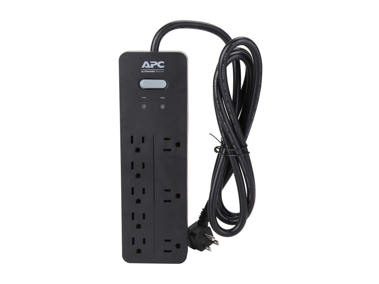 APC 8-Outlet Surge Protector, SurgeArrest Home / Office ...