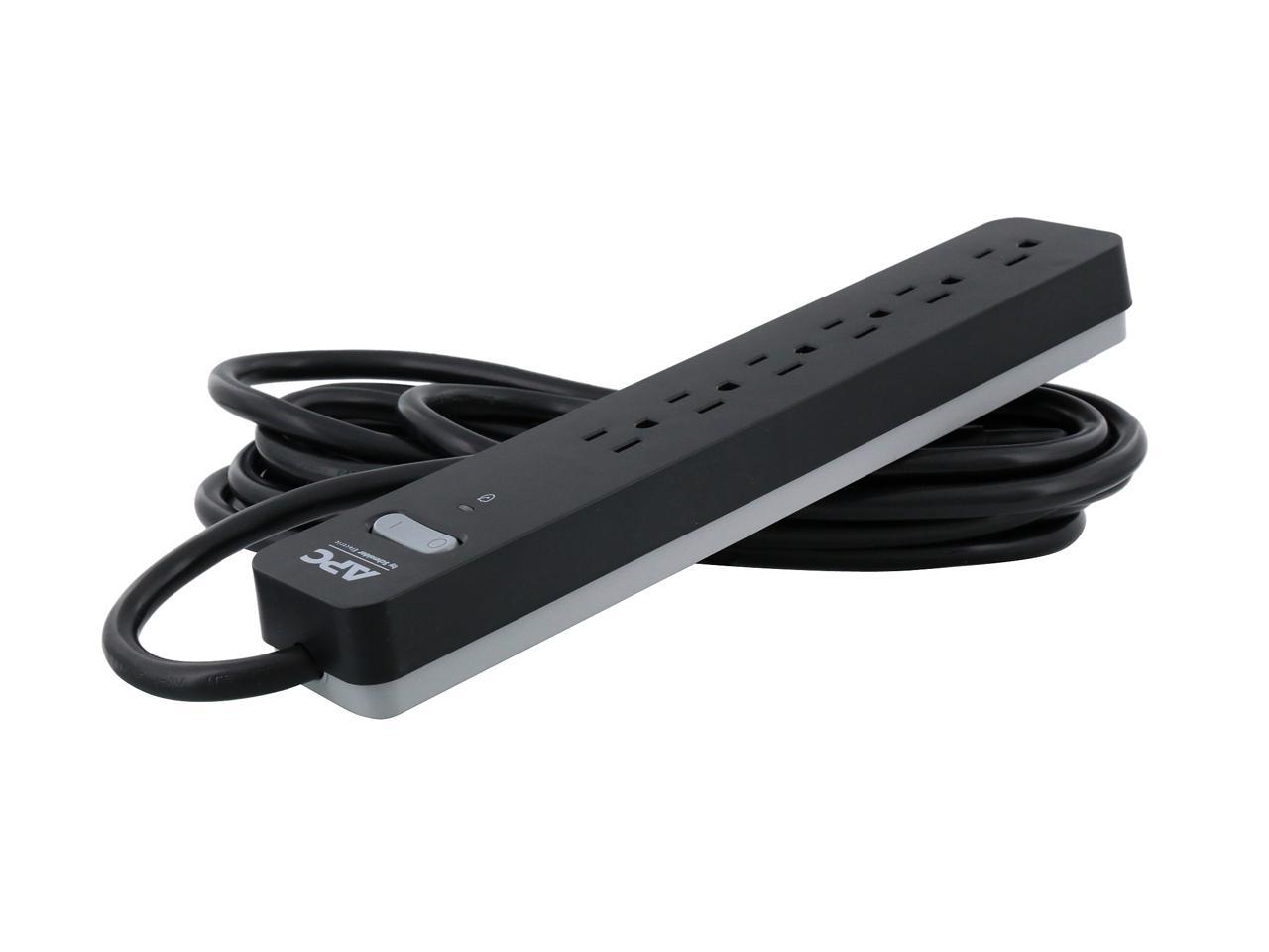 APC 6-Outlet Surge Protector with 15-Foot Power Cord, SurgeArrest 