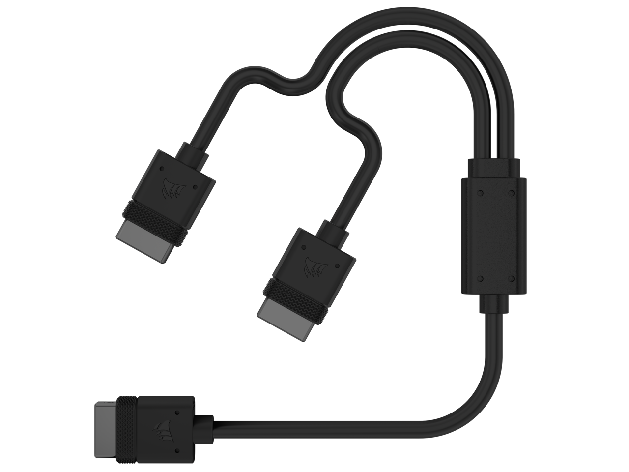 Corsair CL9011124WW iCUE LINK Cable, 1x 600mm YCable with Straight