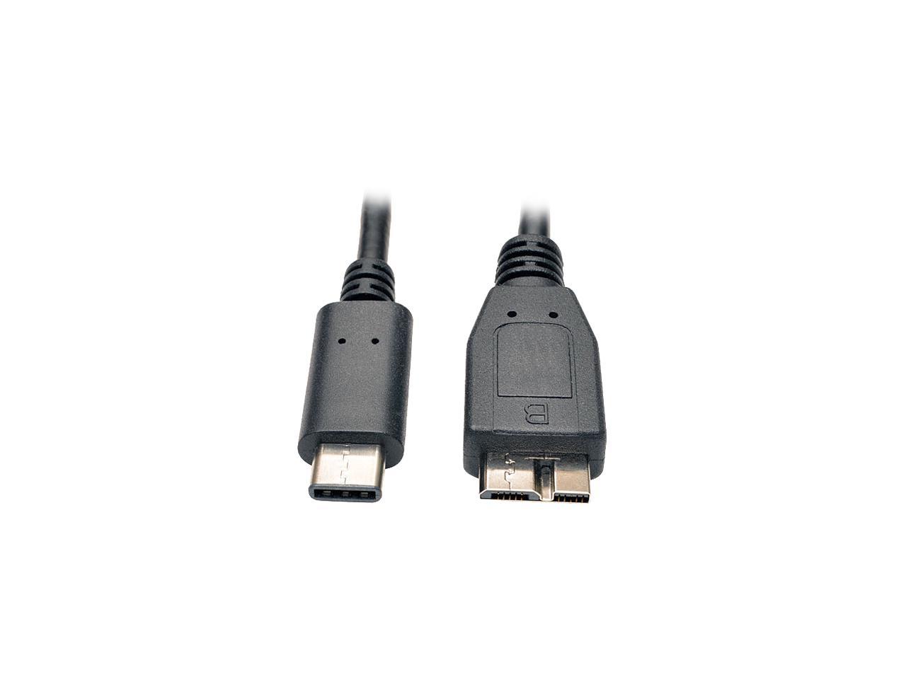 Tripp Lite USB 3.1 Gen 1 (5 Gbps) Cable, USB Type-C (USB-C) To USB 3.0 ...