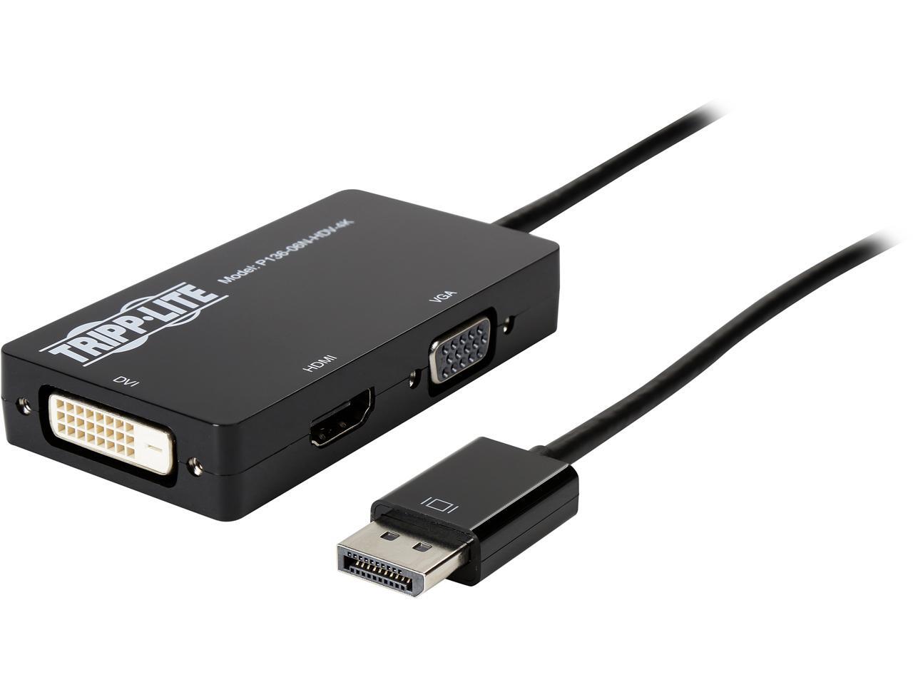 Tripp Lite DisplayPort to VGA/DVI/HDMI AllinOne Cable Adapter