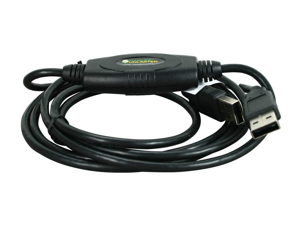 CABLES UNLIMITED USB140006 Easy Transfer Cable for Windows 7, Vista