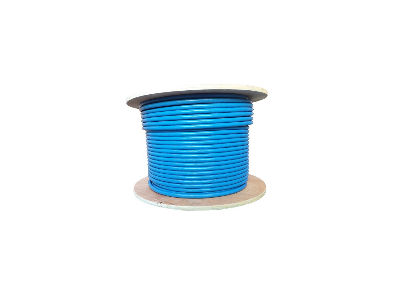 Nippon Labs Cat8 Cable Bulk Wire 500 feet Blue, 2GHz, 40G