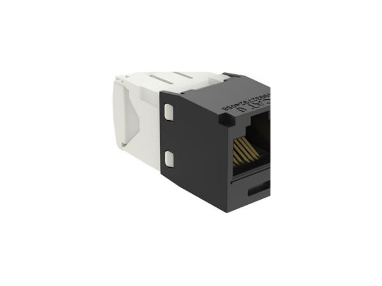 Panduit Mini-Com UTP RJ45 Cat 6 TG Jack Module, Black, 24-pack - Newegg.com