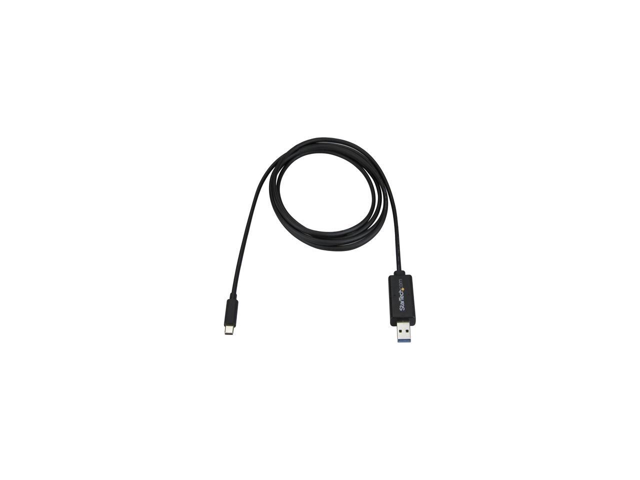 StarTech USBC3LINK USB C to USB Data Transfer Cable for Mac and Windows