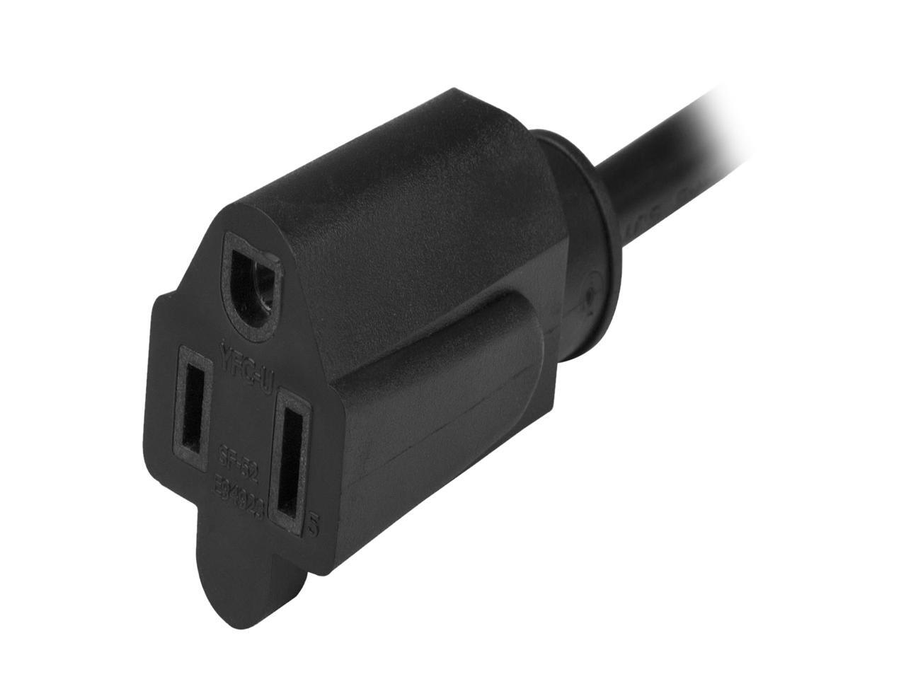 PACF10118IN Power Extension Cord 1.5 ft / 0.5m Flat