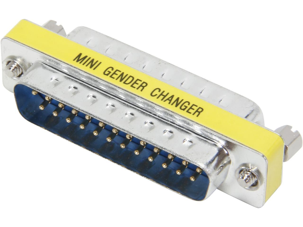 DB25 Slimline Gender Changer M/M