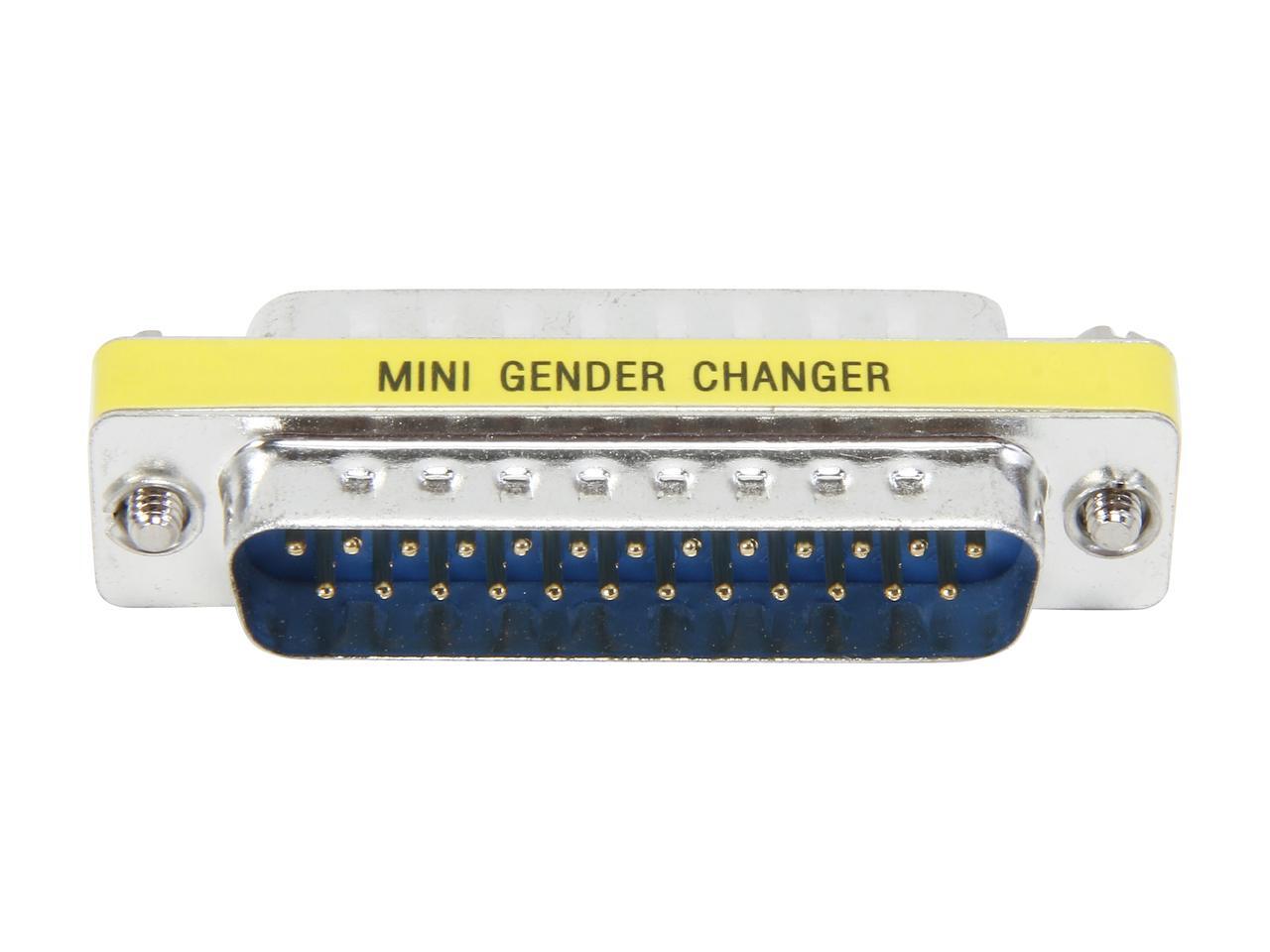 DB25 Slimline Gender Changer M/M
