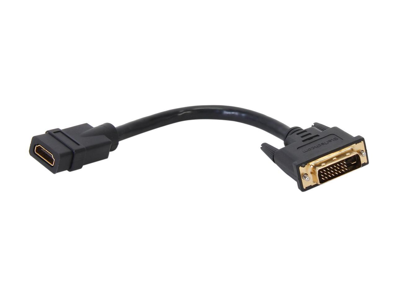 HDDVIFM8IN 8in HDMI to DVID Video Cable Adapter HDMI