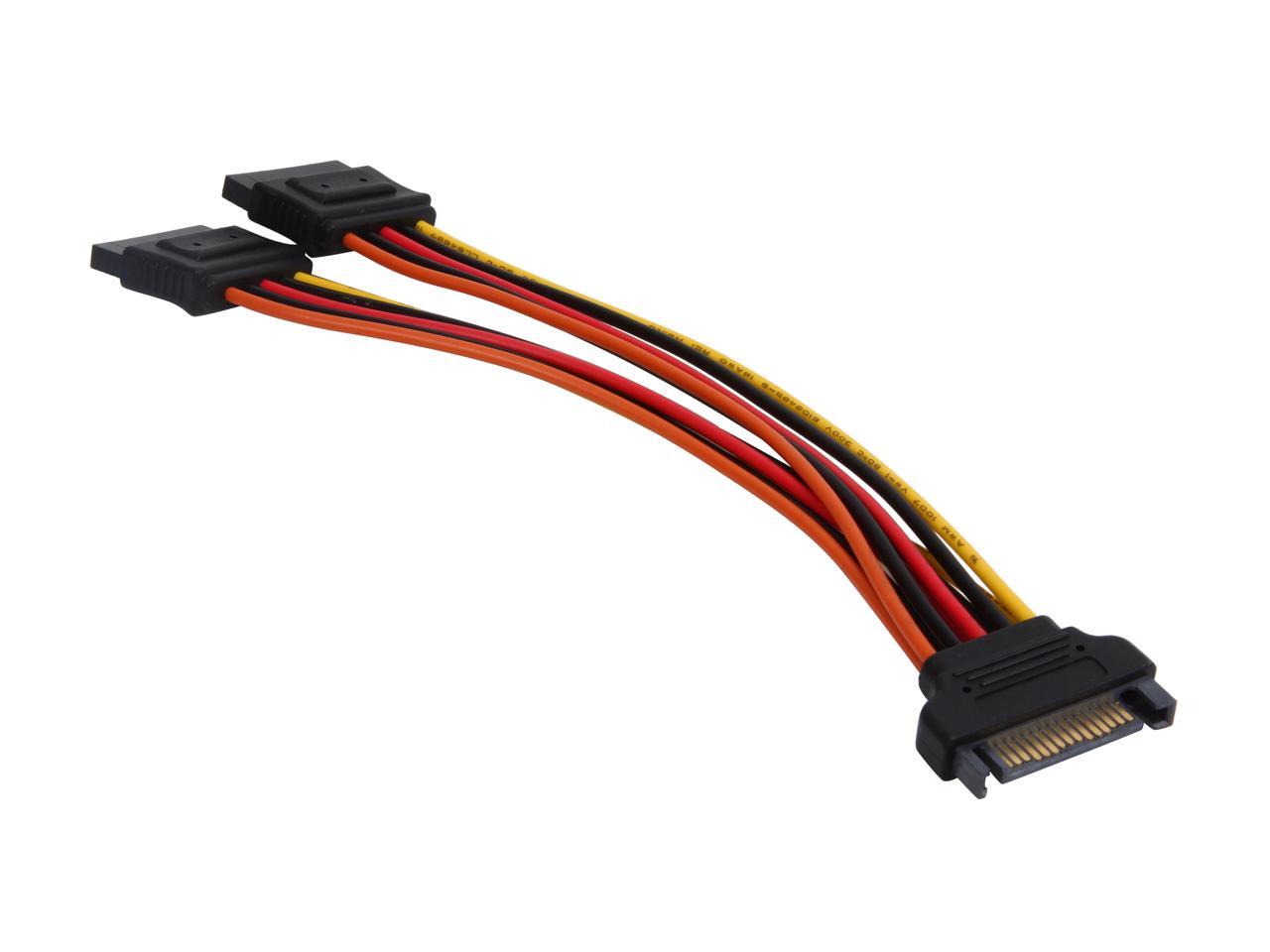 Pyo2lsata 6 In Sata Y Splitter Cable Adapter 8516