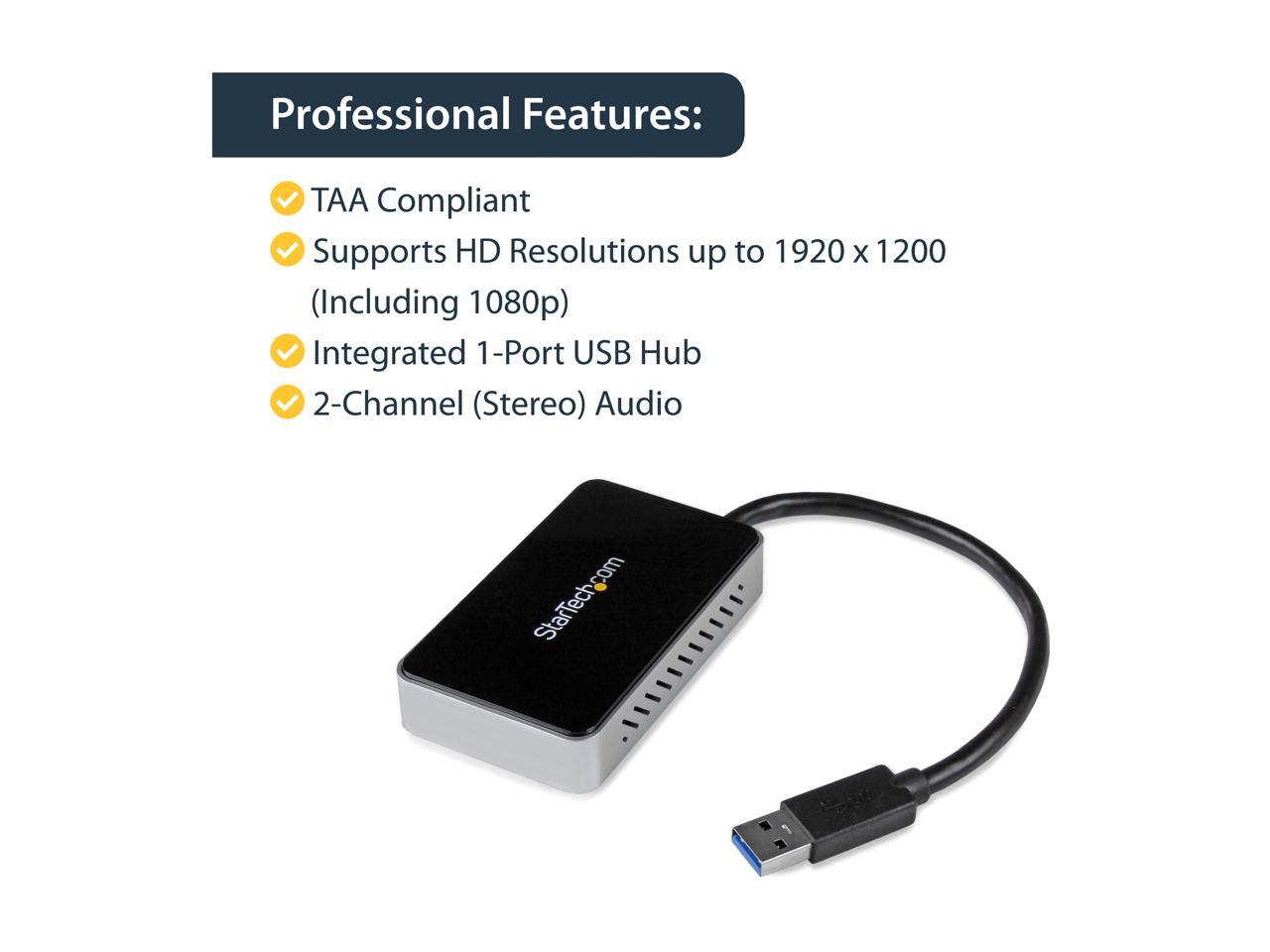 USB32HDEH USB 3.0 to HDMI External Video Card Adapter 1